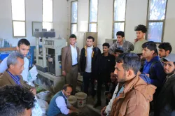 إختتام البرنامج التدريبي لطلبة قسم الهندسة المدنية المستوى الأول في المختبر المركزي التابع لوزارة الأشغال العامة
