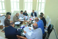 مجلس الجامعة يعقد إجتماعه الدوري لشهر فبراير برئاسة رئيس الجامعة الدكتور ناصر الموفري