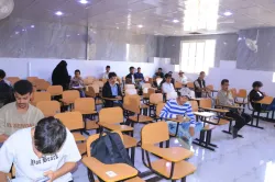 تدشين الإمتحانات النهائية للفصل الدراسي الثاني من العام الجامعي 1446ه‍، في كلية العلوم الإدارية والمالية