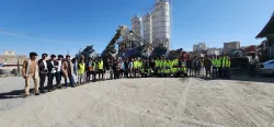 زيارة علمية لطلاب الهندسة المدنية والمعمارية المستوى الأول إلى شركة الأبراج الحديثة للخرسانة