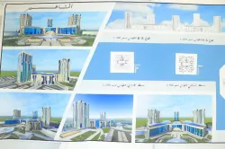 مناقشة مشاريع علمية لطلبة الهندسة المعمارية المستوى الثاني في مقرر تصميم معماري 3