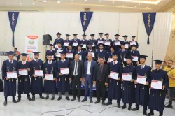 The Emirates International University celebrated the farewell of the eighth batch of the Accounting Department in a festive atmosphere filled with pride and achievement.