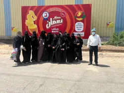 زيارة علمية لطالبات إدارة الأعمال الدولية قسم عربي المستوى الثالث إلى الشركة اليمنية لصناعة الأغذية الخفيفة(مصنع العاقل)