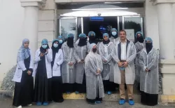 A scientific visit for female chemical engineering students to the International Pharmaceutical Industries Company and the Modern Pharmaceutical Company enhances the practical aspect of learning.