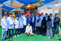 حين يلتقي الطب بالرحمة.. طلبة طب الأسنان بالجامعة يزورون مركز علاج لوكيميا الأطفال بمستشفى الكويت ويزرعون البسمة في قلوبهم