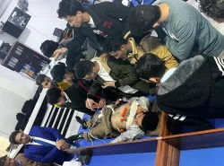 Conclusion of the ECG course for human medical students at the Emirates International University