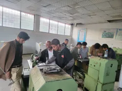 Launching the training program for mechatronics engineering students in cooperation with the Dhahban Industrial Technical Institute