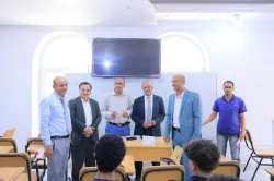 دشّن رئيس الجامعة، الدكتور خالد أحمد صلاح، انطلاق العملية التعليمية للعام الجامعي الجديد 1448هجري الموافق 2026-2027م